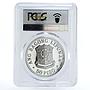 Philippines 50 pisos Inauguration of New Mint PR67 PCGS silver coin 1977