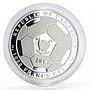 Cameroon 1000 francs Train of Winnings series Football colored silver coin 2018