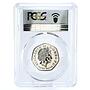 Britain 50 pence 250 Years of Kew Gardens MS68 PCGS nickel coin 2009