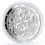 Bhutan 500 ngultrums Sings of the Zodiac proof gilded silver coin 2006