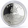 Mauritius 10 rupees 150 Years of State Commerce & Industry silver coin 2000