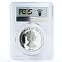 Bahamas 5 dollars Declaration by T. Jefferson PR69 PCGS silver coin 1991