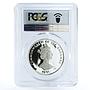 Bahamas 5 dollars Voyage of Columbus PR69 PCGS proof silver coin 1991