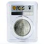 Egypt 1 pound FAO Two Egyptian Men and Torch MS66 PCGS silver coin 1981