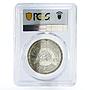 Egypt 1 pound Ain Shams University Two Birds MS65 PCGS silver coin 1978