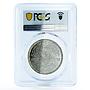 Egypt 1 pound Portland Cement Factory Industry MS67 PCGS silver coin 1978