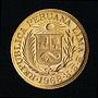 Republica Peruana Lima 1 libra Verdad I Justicia Truth Justice gold coin 1968