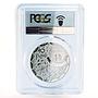 France 10 euro Lunar Calendar Year of Rat Mouse PR70 PCGS silver coin 2020