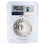 Niue 1 dollar A. Mucha Zodiac series Virgo PR70 PCGS silver coin 2011