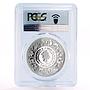 Niue 1 dollar A. Mucha Zodiac Signs series Taurus PR69 PCGS silver coin 2011