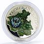 Laos 50000 kip Russian Cities series Altai Wood silver coin 2017