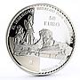 Spain 50 euro Jubilee of Don Quixote of La Mancha proof silver coin 2005