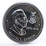 Philippines 50 pisos 100th Anniversary of Manuel Quezon BU silver coin 1978