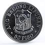 Philippines 50 pisos 100th Anniversary of Manuel Quezon BU silver coin 1978