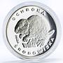 Poland 100 zlotych Protection of Nature series Beaver proba silver coin 1978