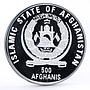 Afghanistan 500 afghanis Charles Linderbergh's Plane colored silver coin 1996