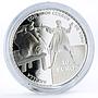 Spain 10 euro Don Quixote's Jubilee series Battle with Wineskin silver coin 2005