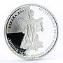 Spain 10 euro Don Quixote's Jubilee series Battle with Windmill silver coin 2005