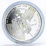 Spain 10 euro Don Quixote's Jubilee series Battle with Windmill silver coin 2005