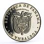 Panama 1 balboa Seoul Olympic Summer Games series Equestrian CuNi coin 1988