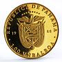 Panama 1 balboa President John Kennedy Statesman Bell Politics CuNi coin 1988