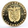 Panama 1 balboa President John Kennedy Statesman Bell Politics CuNi coin 1988