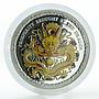 Cook Islands 5 dollars Year of the Dragon (Prosperity) Silver Coloured coin 2012