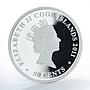 Cook Islands 50 cents Doves Forever Love silver proof coin 2011