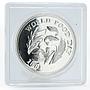 Philippines 25 piso World Food Day Fish Fruit Crops silver coin 1981
