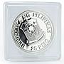 Philippines 25 piso World Food Day Fish Fruit Crops silver coin 1981