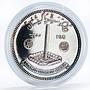 Pakistan 100 rupees Islamic Summit Conference Monument proof silver coin 1977