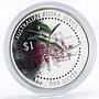 Cook Islands set of 5 coins Australian Flora Plants colored silver coins 1999