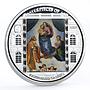 Cook Islands 20 dollars Raphael Art The Sistine Madonna colored silver coin 2009