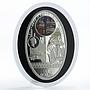 Niue 1 dollar Gothic Cathedrals series Stephansdom colored silver coin 2010