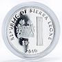 Sierra Leone 10 dollars Holy Churches The Basilica of St Peter silver coin 2010