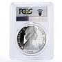 Cook Islands 7,5 dollars Discovery of Harvey Ship PR68 PCGS silver coin 1973
