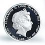 Cook Islands, $5, Year of the Dragon Best of Luck 2012 1oz Silver Coloured