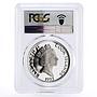 Cook Islands 50 dollars Juan de la Cosa Traveller PR67 PCGS silver coin 1993