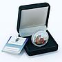 Cook Islands 10 dollars Year of the Tiger colored proof silver coin 2010