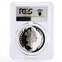 Cook Islands 50 dollars Maya Priest Maya Culture PR67 PCGS silver coin 1991