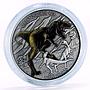 Niue 2 dollars Dinosaurs Tyrannosaurus Rex colored silver coin 2020
