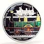 Peru 1 sol History of Railways First Perunian Train colored silver coin 2019