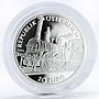 Austria 20 euro Steam Locomotive Train Railway Prince Furst silver coin 2003