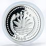 Bangladesh 1 taka Endangered Wildlife series Two Deers proof silver coin 1993