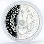 Djibouti 100 francs Portuguese Nao Ship proof sivler coin 1996