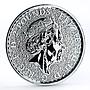 Britain 2 pounds Lunar Calendar series Year of the Rooster silver coin 2017