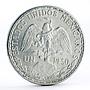 Mexico 1 peso Independence Liberty Woman on Horse silver coin 1913
