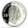 Palau 5 dollars International Coins series German Cameroon silver coin 1999