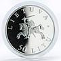 Lithuania 50 litu Vilnus European Capital of Culture silver coin 2009