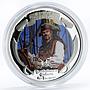 Niue 2 dollars Caribbean Pirates Bartholomew Roberts colored silver coin 2011